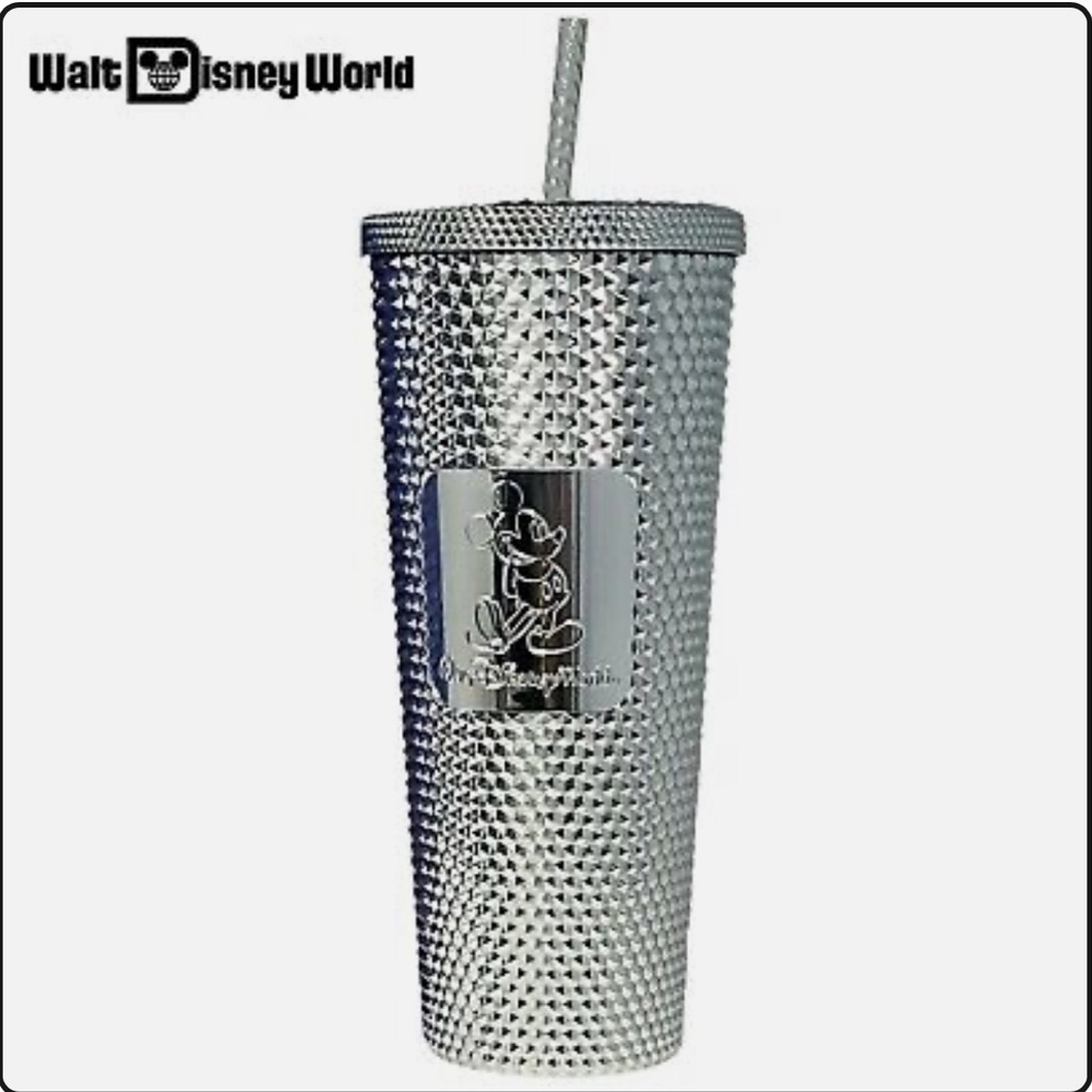 Disney 100 Years of Wonder Disneyland Mickey Starbucks Tumbler with Straw New